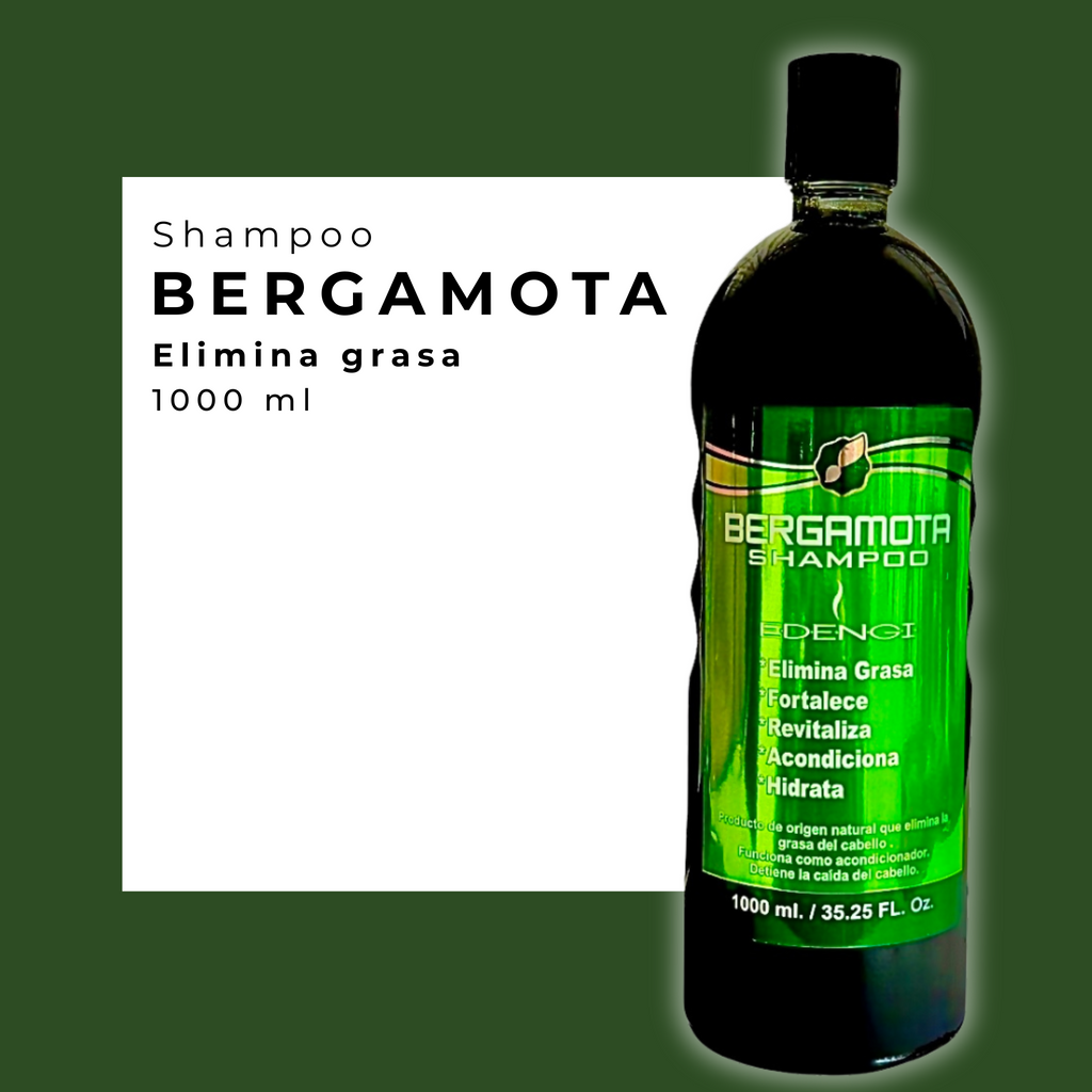 Shampoo Bergamota – Crecimiento, Anticaída y Control de Grasa | Lt