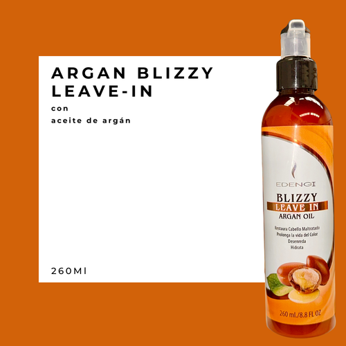 Blizzy Leave In – Nutrición y Brillo con Aceite de Argán  | 260ml & 60ml
