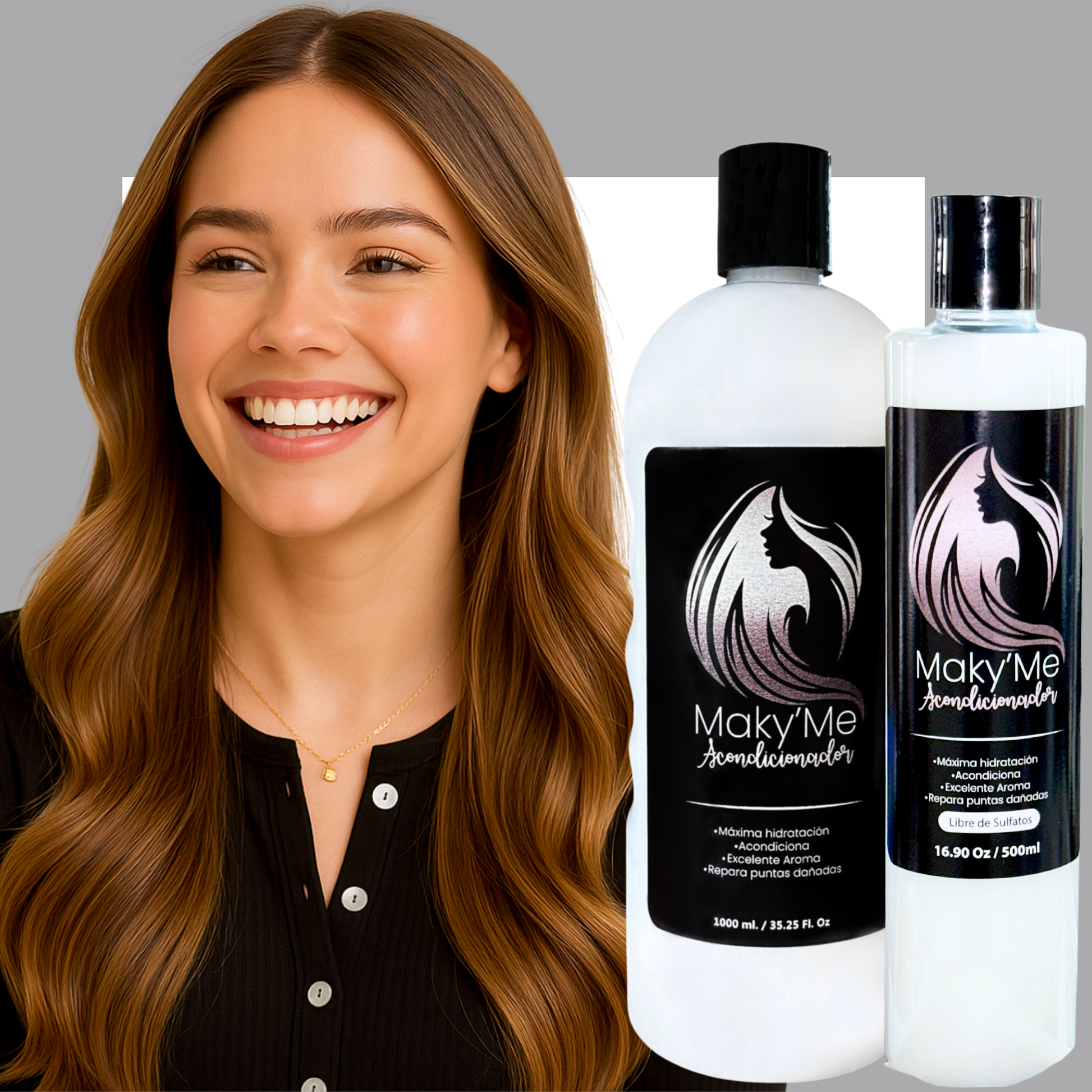 Acondicionador Maky’Me – Hidratación y suavidad intensa | 1L & 500ml