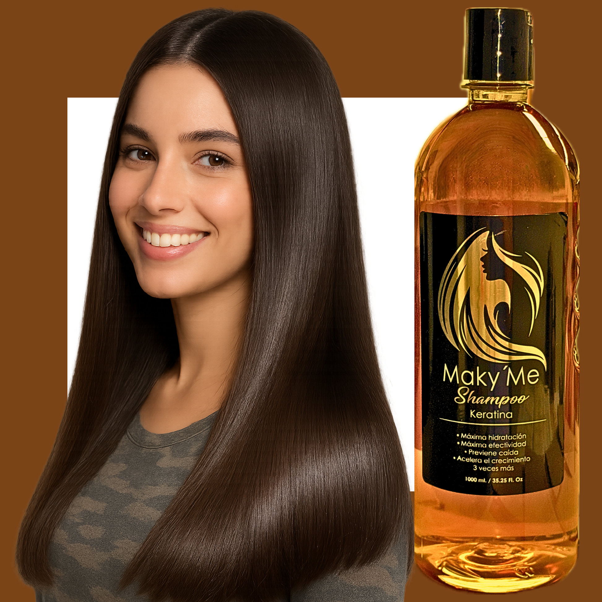 Shampoo Maky’Me Keratina – Máxima Hidratación | 1L