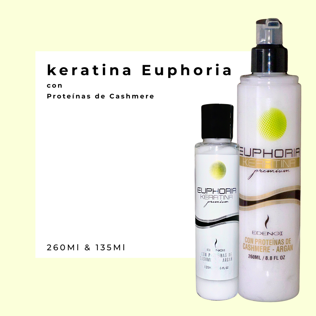 Tratamiento Keratina Euphoria – Brillo y Nutrición con Cashmere | 260ml & 135ml