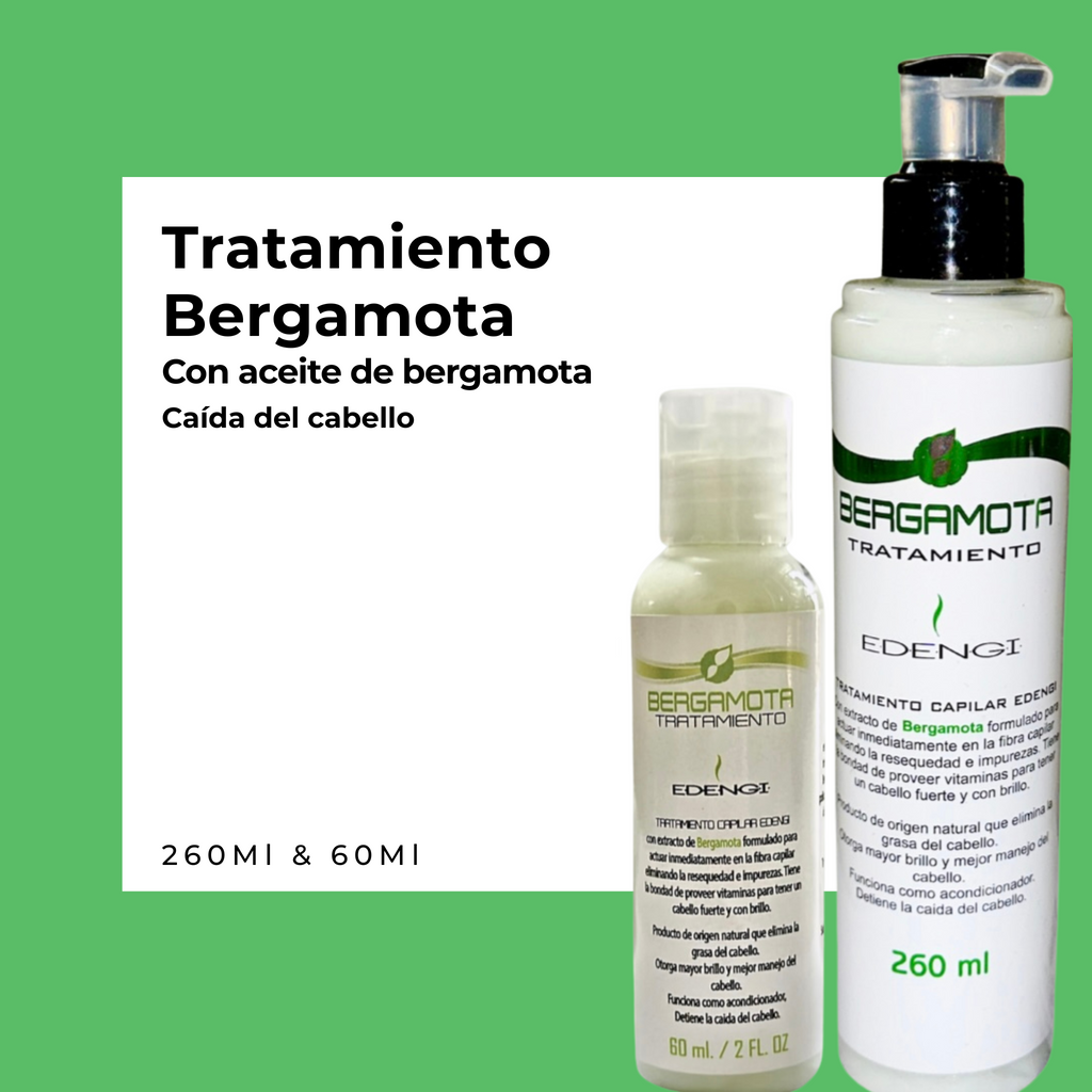 Tratamiento con extracto de Bergamota | 260ml & 60ml
