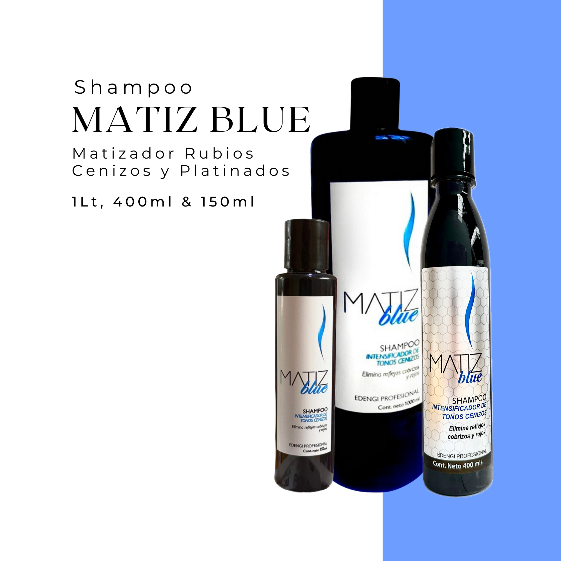 SHAMPOO EDENGI MATIZ BLUE