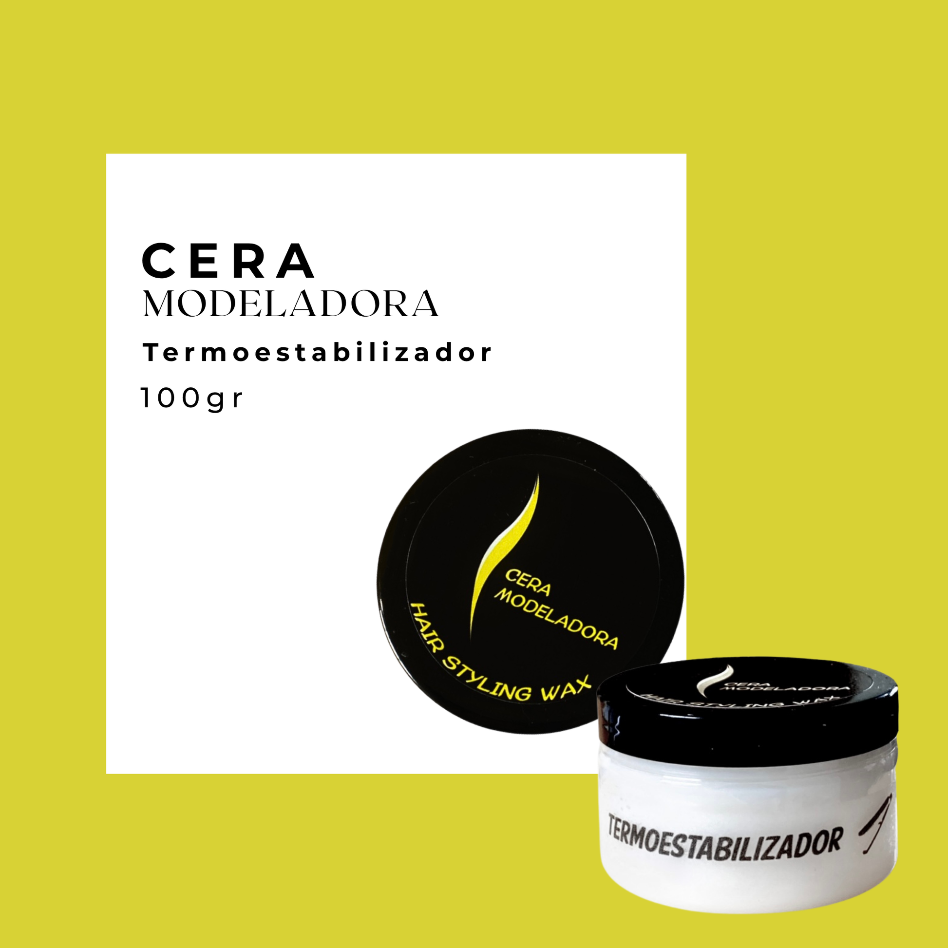 Cera Modeladora Termoestabilizador - 100gr
