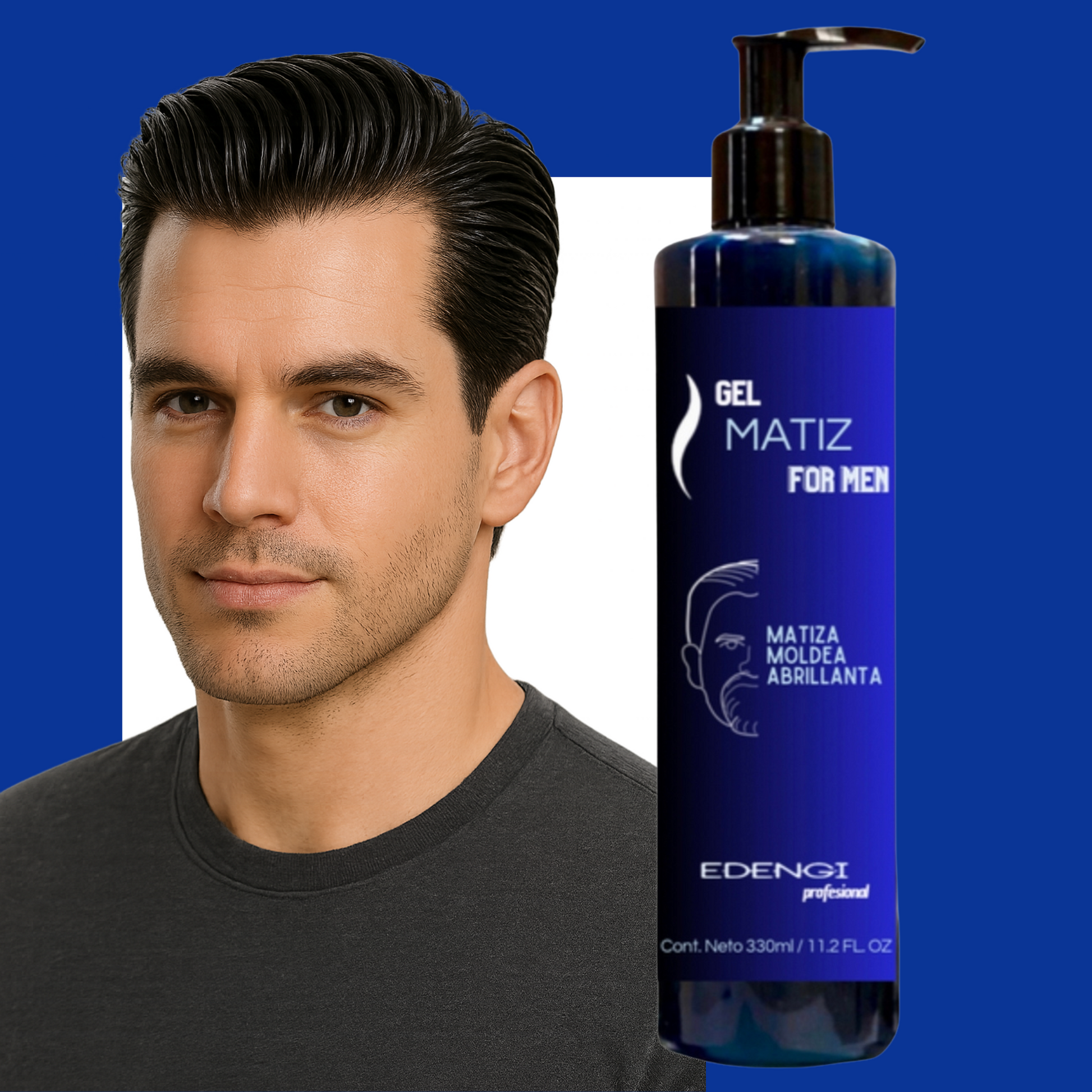 Gel Matiz For Men – Fijación y Control de Canas | 330ml