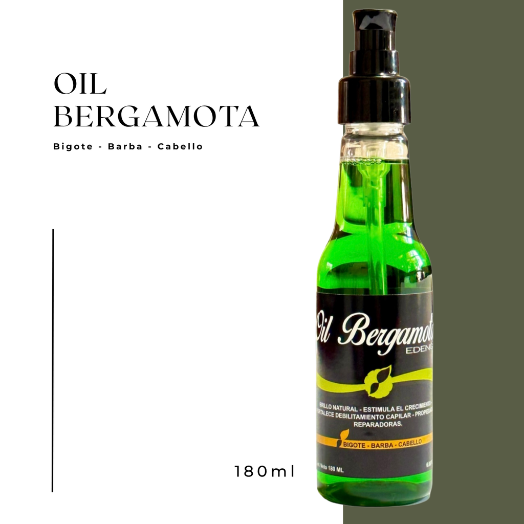 Oil Bergamota Edengi (cabello, barba & bigote) – 180ml