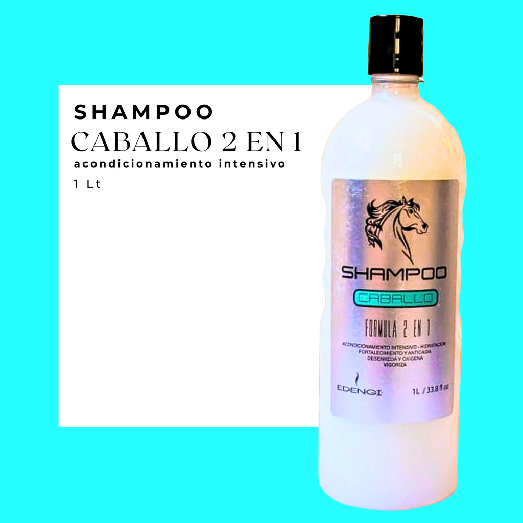 Shampoo de Caballo 2 en 1 – Limpieza y Acondicionamiento Intensivo | 1 LT
